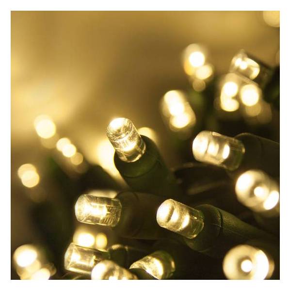Lampki choinkowe LED białe ciepłe