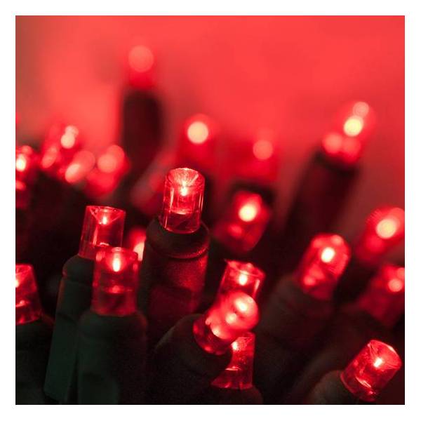 Lampki choinkowe LED czerwone